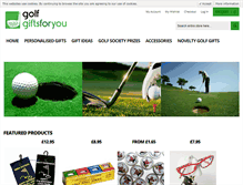 Tablet Screenshot of golf-giftsforyou.co.uk